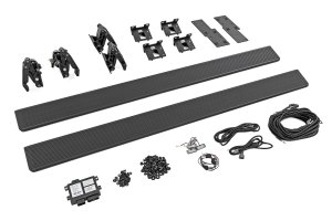 GMC Sierra 3500HD Power Running Boards - Rough Country - HT-Series, Automatic Retractable